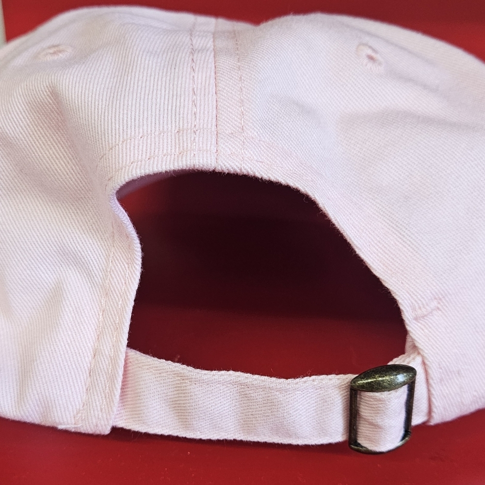 NWOT Clare V Pink Cap with Embroidered Logo - Picture 3 of 5